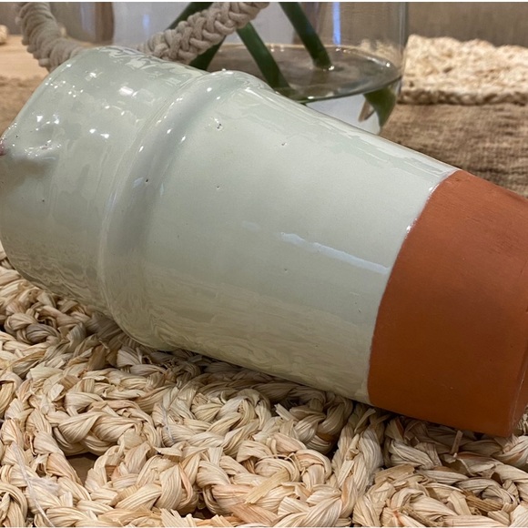 Sezane Ceramic Pitcher Pale Green X La MAISON Sezane NWOT - Picture 5 of 10